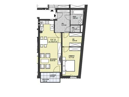 3-Zimmer Mietwohnung in 2120 Wolkersdorf