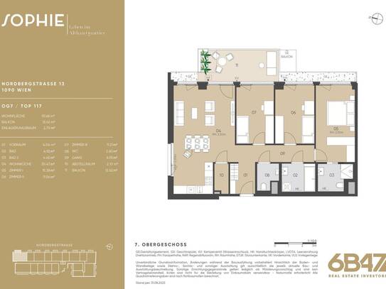 Geräumige und WG-taugliche 4-Zimmer-Neubauwohnung inkl. Abstellraum & mit Balkon - Nähe U4 Friedensbrücke