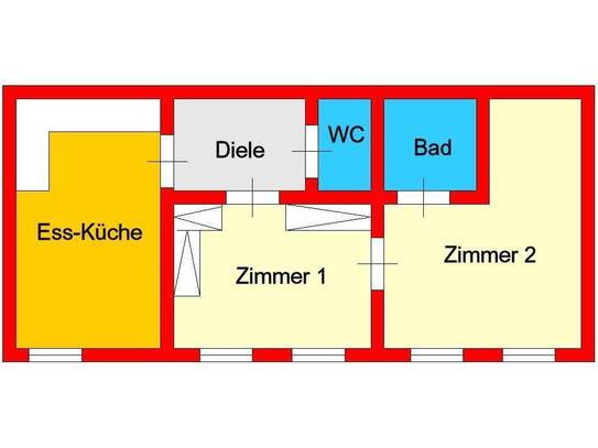 Provisionsfreie 2-Zimmer-Atlbauwohnung im UNI-Viertel