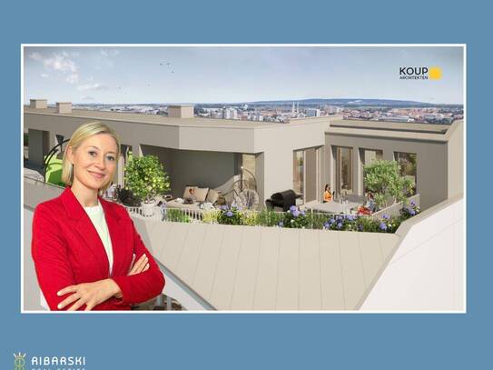 WIENER NEUSTADT - AM SCHULGARTEN - Top 25+26 | provisionsfrei | LUXUS | 2 Loggien, 1 Dachterrasse, 2 Dachräume extra