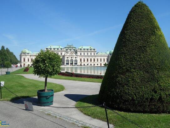 Traumhafte, exklusive 3 Zimmer Dachterrassenwohnung 120,67m², Nähe Schloss Belvedere