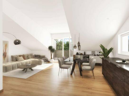 Golden Home – flexible & smarte Vier-Zimmer-Maisonette-Balkonwohnung (Neubau)