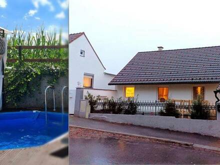 ***ZAUBERHAFTES EINFAMILIENHAUS IN MATTERSBURG + POOL + GARTEN***