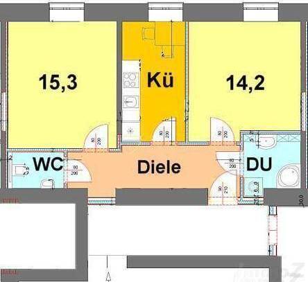 provisionsfreie 2 Zimmer-Altbauwohnung mit extra Küche direkt bei der UNI ab 01.01.2025