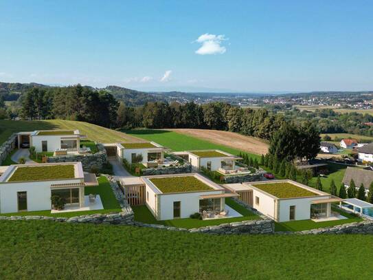 Chalets in Hanglage in der Thermen- und Golfregion Stegersbach