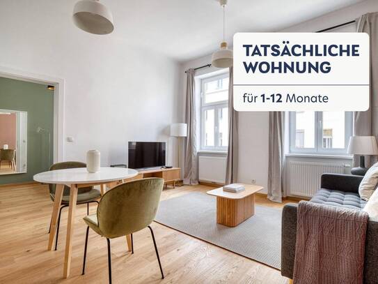 Sanierte 2 Zi-Altbau Wohnung, Nähe U1 Reumanplatz, direkte Anbindung in der Innen-Stadt (VIE286)