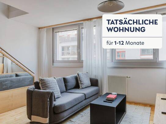 3 Zi-Maisonette Wohnung im 2. Bezirk mit Aufzug, U1 Vorgartenstraße, genügend Einkaufsmöglichkeiten (VIE413)