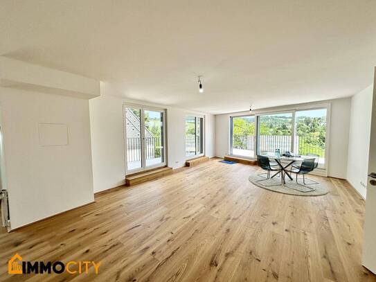 Wohntraum (Top 6) 4-Zimmerwohnung + 32,71 m² Balkon, Erstbezug, Erstklassige Ausstattung, Neubau, luxuriös + Garage