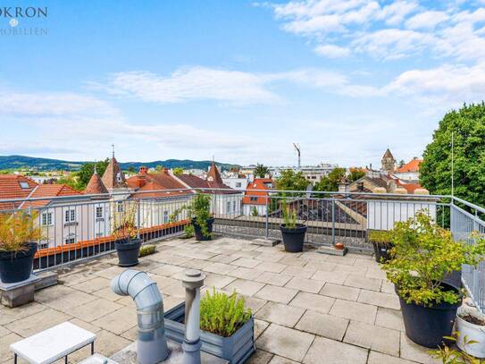 Wohnkomfort auf hohem Niveau trifft Dachterrasse mit 360 Grad Panoramablick