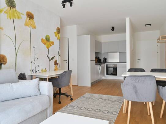 Neu möblierte 2-Zimmer Wohnung mit Süd-Balkon - LEO am Park 1210 Wien