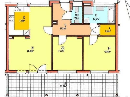 Moderne Terrassenwohnung mit TG-Stellplatz in zurück versetzter Ruhelage Wetzeldorf