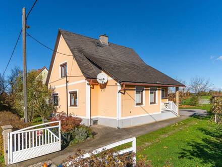 Möbliertes Einfamilienhaus mit gepflegtem Garten in Vogau