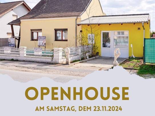 OpenHouse am Samstag, 23.11.2024, ab 10 Uhr – entdecken, erleben, fragen! Anfragen bitte telefonisch