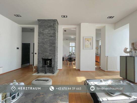 Exklusives Penthouse in Jahrhundertwende-Villa – 223 m² Wohnfläche mit Garten & Terrasse
