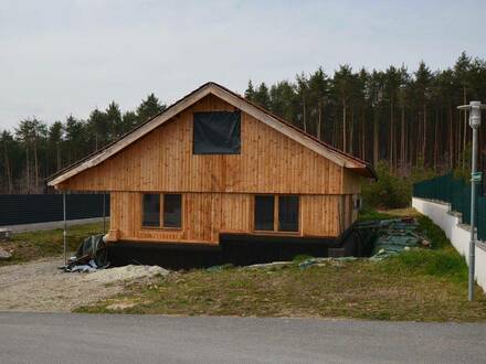 EINFAMILIENHAUS - HOLZHAUS - HALBFERTIG