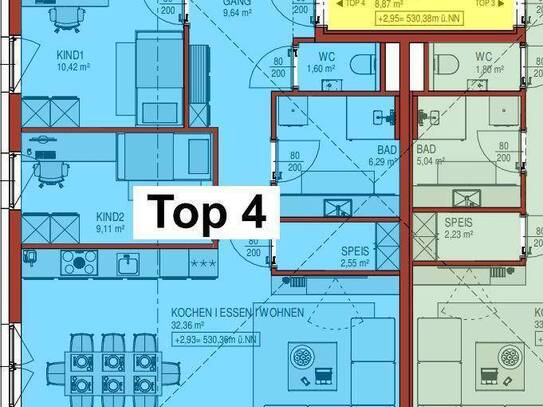 Freundliche 4-Raum-Wohnung mit EBK und Balkon in Niederndorf