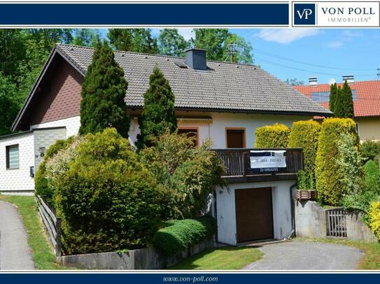 Liebliches Haus mit großem Grundstück am Waldrand nahe dem Alm Fluss