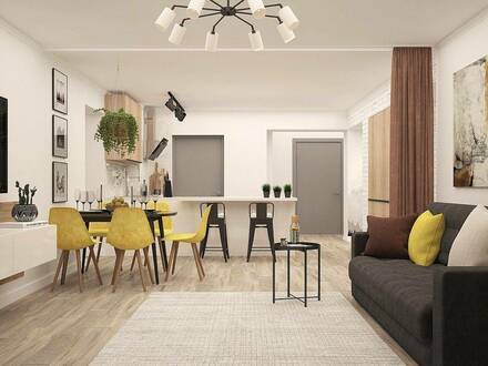 Die ideale Wohnung für Singles und Paare - Schicke Neubauwohnung mit zwei Freiflächen in zentrale Lage Nähe Wien.