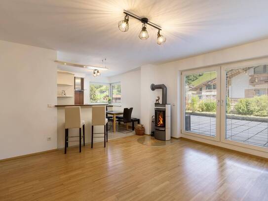 Terrassenwohnung im Zentrum mit Bergblick