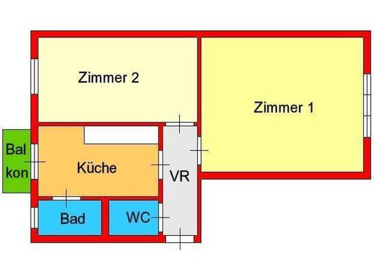 Provisionsfrei: großzügige 2-Zimmer-Dachgeschoßwohnung bei TU / Steyrergasse