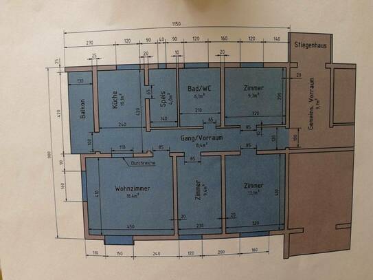 Freundliche 4-Raum-Wohnung mit EBK und Balkon in Lienz