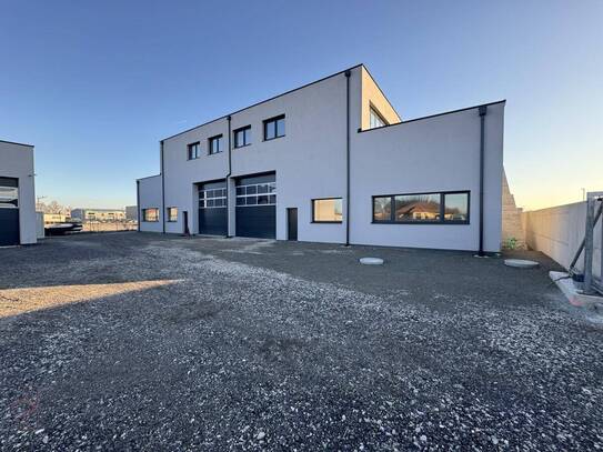 Flexible Lagerhalle mit Wohn-/Büroeinheiten und großem Freiflächenpotenzial – Unterwaltersdorf / Ebreichsdorf