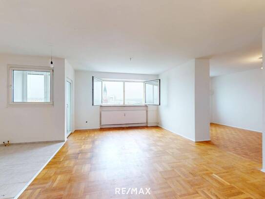 143,65 m² exklusive Maisonette mit Haus-Feeling und Panoramablick an der Spitze!