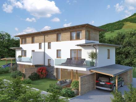 Schöne 5-Zimmer Doppelhaushälfte mit Garten, zwei Terrassen, Carport, Keller und Schuppen (Haus D2)