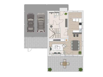 Exklusives Einfamilienhaus in ökologischer Holzbauweise, schlüsselfertig, sonniges großes Grundstück!