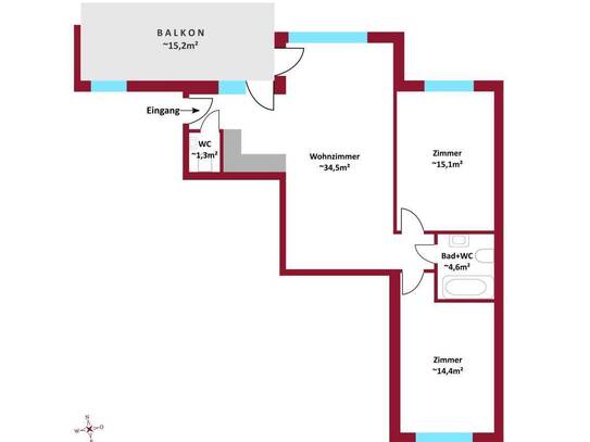 Neubau/Erstbezug I Außenflächen: Terrassen, Balkone & Dachterrassen I Schlüsselfertig I Luftwärmepumpe inkl. Kühlung I