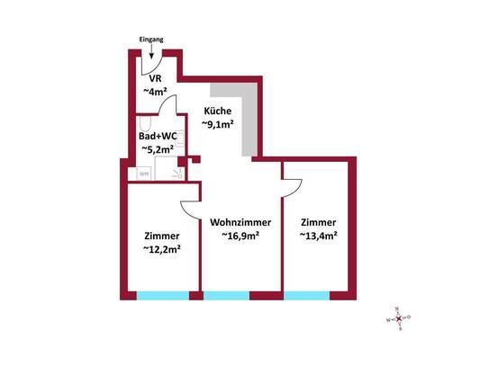 Neubau/Erstbezug I Außenflächen: Terrassen, Balkone & Dachterrassen I Schlüsselfertig I Luftwärmepumpe inkl. Kühlung I