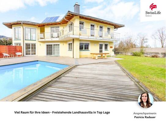 Exklusiv - Alleinstehend - Eindrucksvoll - Landhausvilla vor den Toren Salzburgs