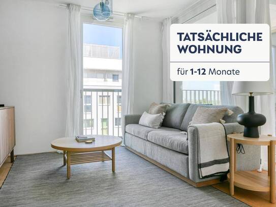 Donaumarina, Bestlage Donau & Innenstadt, direkt an der U-Bahn, 2 Zimmer mit Fitness, Sauna, Loggia(VIE143)