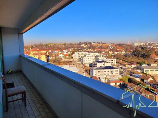 Helle 2-Zimmer-Wohnung in Zentrumslage mit atemberaubendem Ausblick!