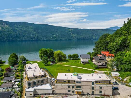 Atemberaubende 4 Zimmer Seewohnung mit privatem Seezugang in Döbriach