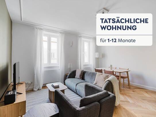 Luxuriöse 3Zi Wohnung im schönen 4. Bezirk mit Balkon (VIE394)