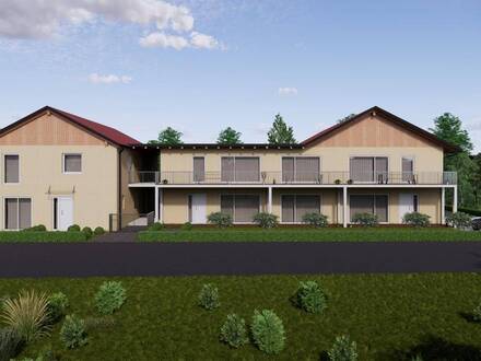 3-Zimmer-Wohnung mit großer Terrasse und rund 100 m² Eigengarten - Erstbezug Anfang 2023!