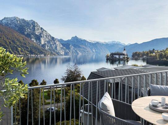 Sonnige Wohnung mit Seeblick und großer Terrasse in Bestlage von Gmunden