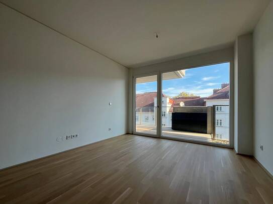 Erstbezug: 3-Zimmer Wohnung mit Balkon & Badewanne - Ausblick Nordbergstraße - Nahe U4 - hauseigenes Gym, Waschküche, C…