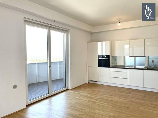 ÜBER DEN DÄCHERN WIENS! *26. Stock* 2-Zi-Penthouse-Wohnung + Terrasse + Balkon in 78m Höhe - Leopoldtower