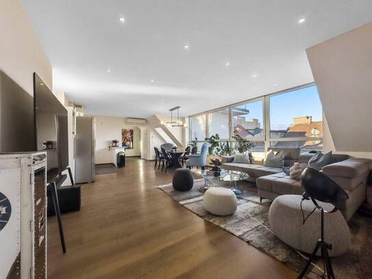 VIENNA SKYLINE: 254m² Nutzfläche - Lichtdurchflutetes Penthouse mit atemberaubender 105m² Dachterrasse und 360 Grad Inn…