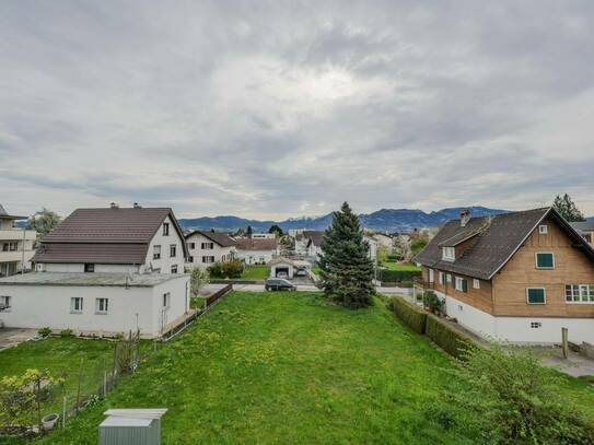 "Am Rheindamm fühl ich mich wohl" Gut eingeteilte 3 1/2 Zimmer Wohnung mit großer Panorama-Terrasse