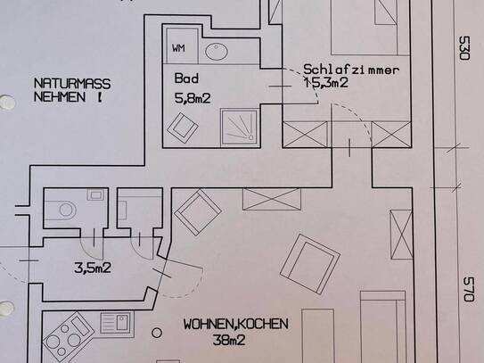 Ruhige Wohnung in bester Lage zu vermieten (ca. 67 m2)