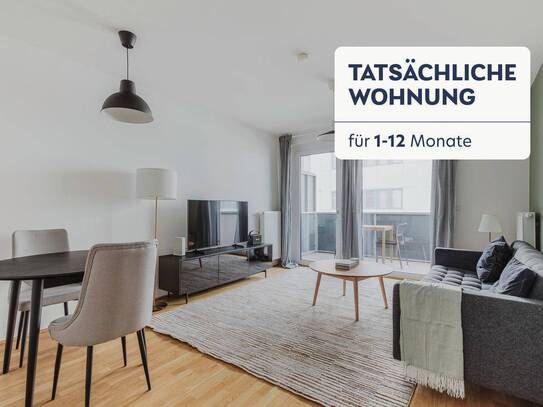 2 Zi Neubau mit Balkon, U4 Längengeldgasse/U4 Margareten Gürtel, Nahe zum 6. Bezirk, (VIE385)