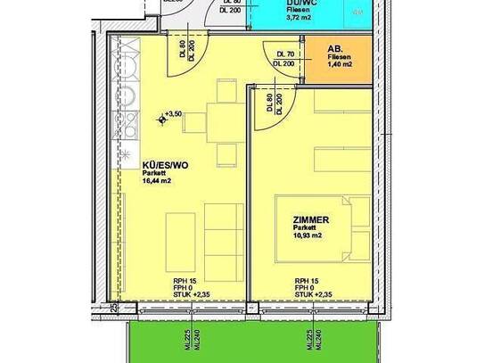 Provisionsfrei: modernes 2-Zimmer-Stadt-Apartment mit Terrasse bei TU