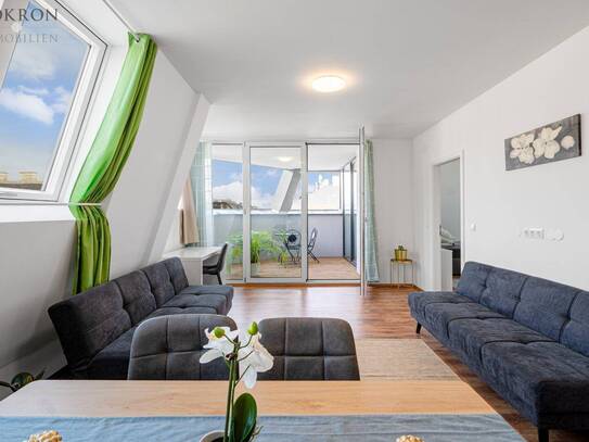 Über den Dächern Wiens: Moderne 2-Zimmer-Wohnung mit Loggia