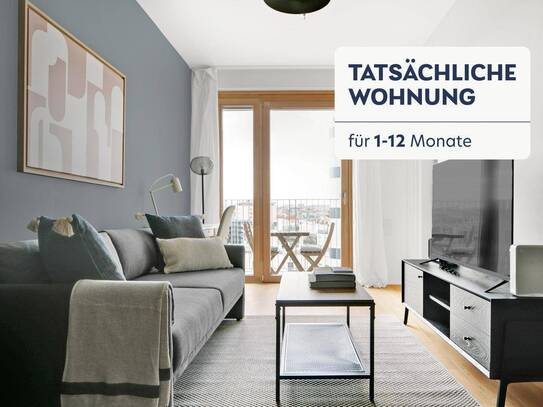 Neubau 2Zi Wohnung mit Freifläche, Rooftop, Fitnessraum, Lounge in unmittelbare Nähe zum Hauptbahhof (VIE102)