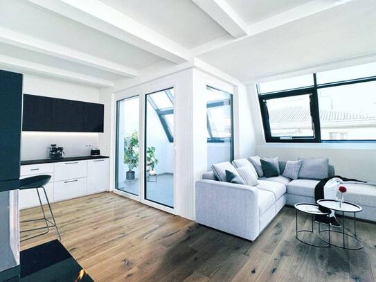 ZENTRUMSNAHE LAGE! TOP AUSGESTATTETE DACHMAISONETTE MIT WINTERGARTEN UND TERRASSE