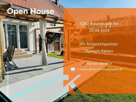 Reiheneckhaus in Braunau am Inn - 105m² Wohnfläche, Garten, Terrasse & Garage inklusive OPEN HOUSE 20.04.2024