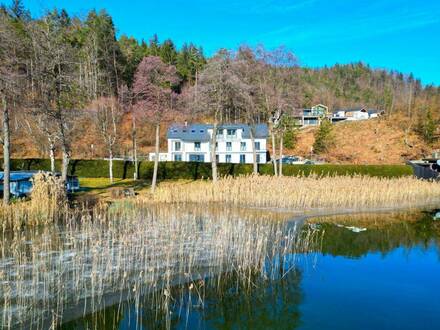 Seeblick am Keutschacher See mit Badegrund